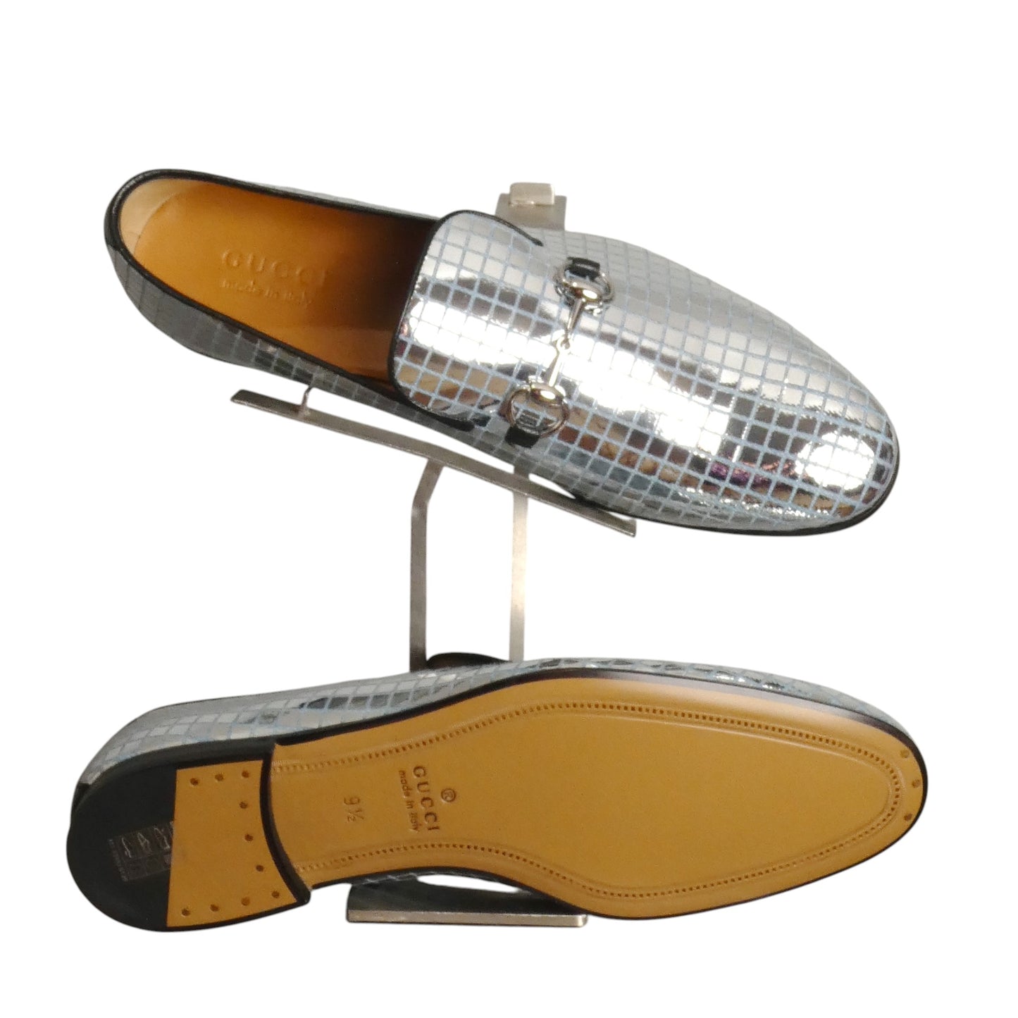 GUCCI- NIB Mirrored Crispy Denim Auroville Goat, Multiple Sizes Available