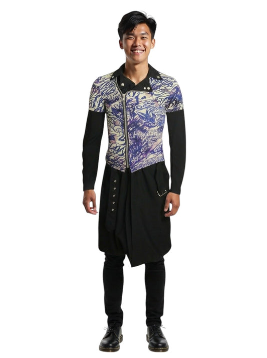 2015 Skirted Moto Jacket, Size Small