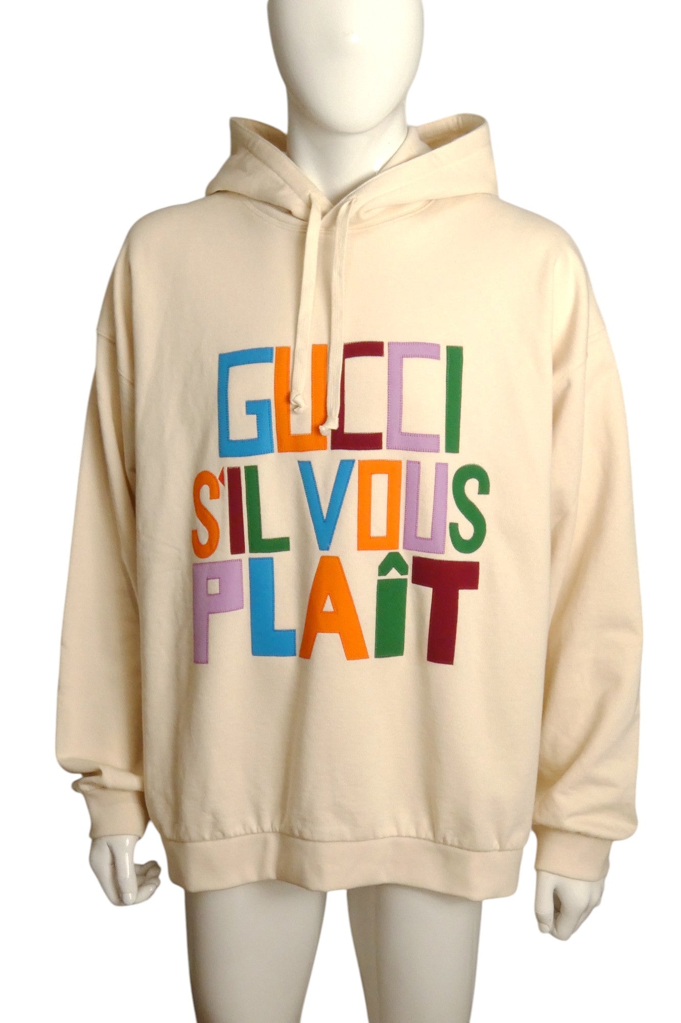 GUCCI- NWT 2023 Sil Vous Plait Hoodie Sweatshirt, Size XXL