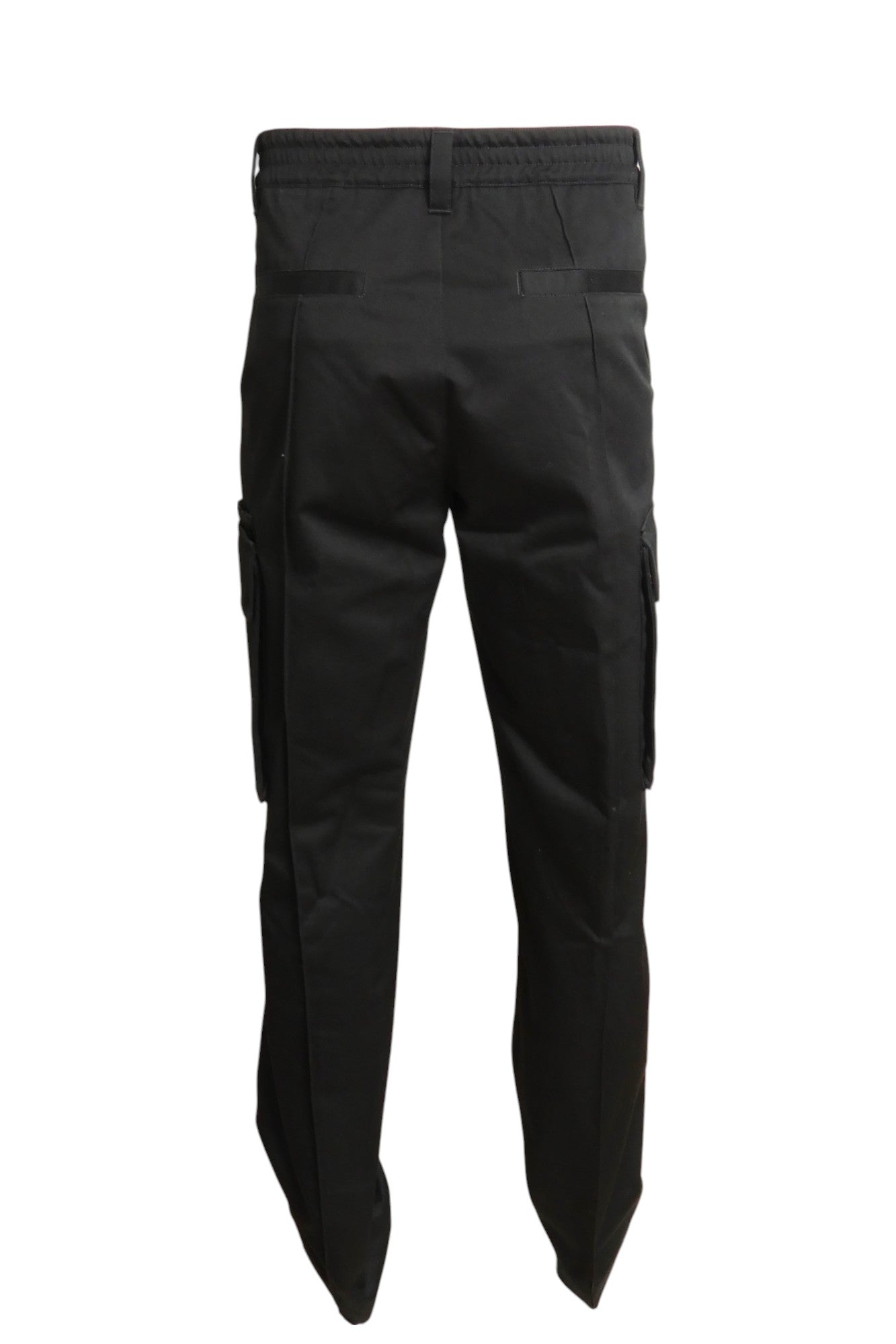 VERSACE- NWT Black Cotton Cargo Pants, Multiple Sizes Available