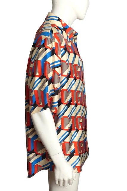 GUCCI- NWT 2024 Pixel Print GUCCI S/S Shirt. Size XL