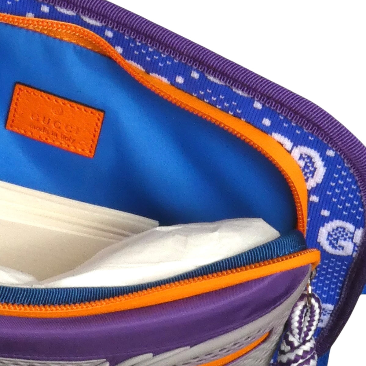 GUCCI- NWT Purple & Blue Sporty Belt Bag