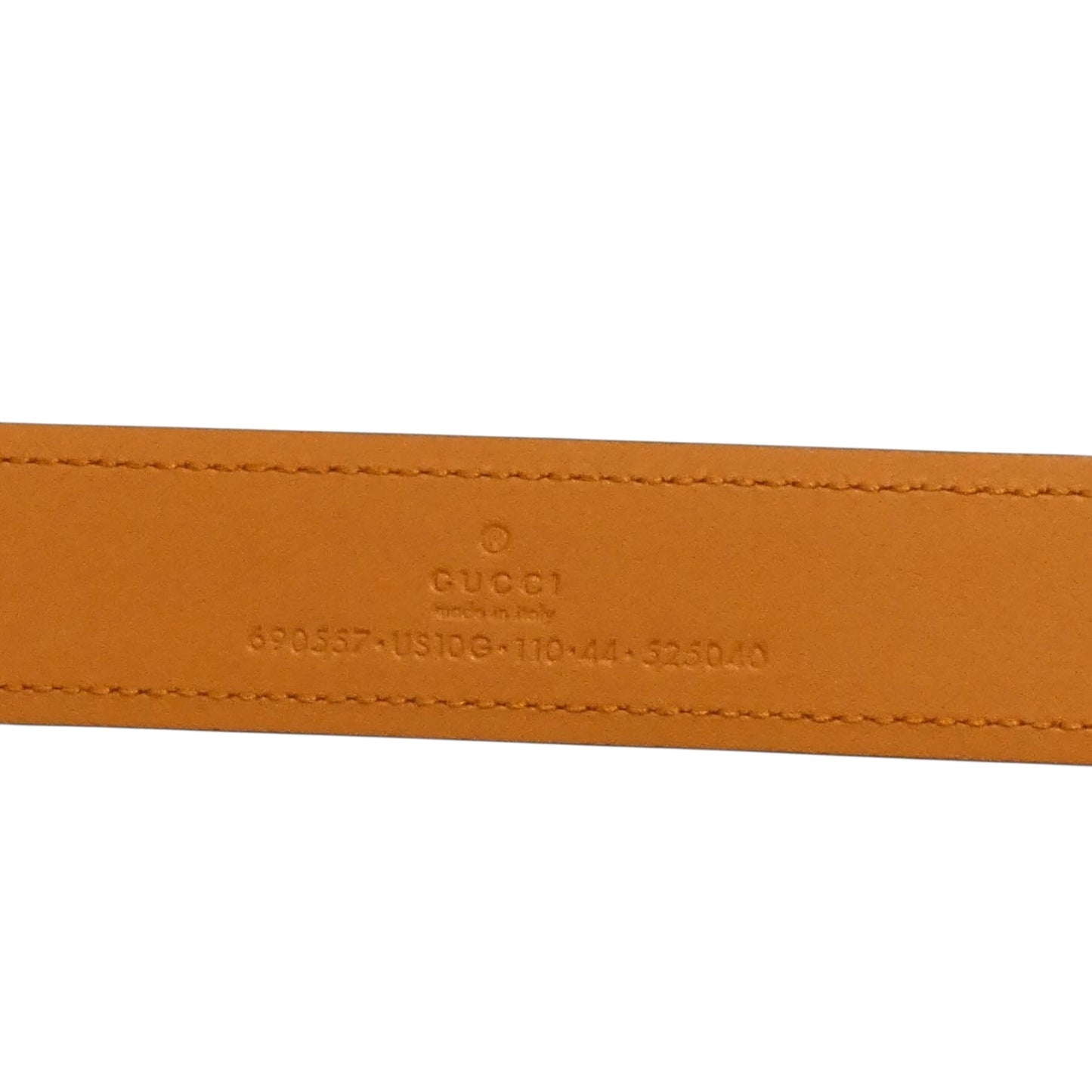GUCCI- NIB Caramel "Blondie" Leather Belt, Size 44