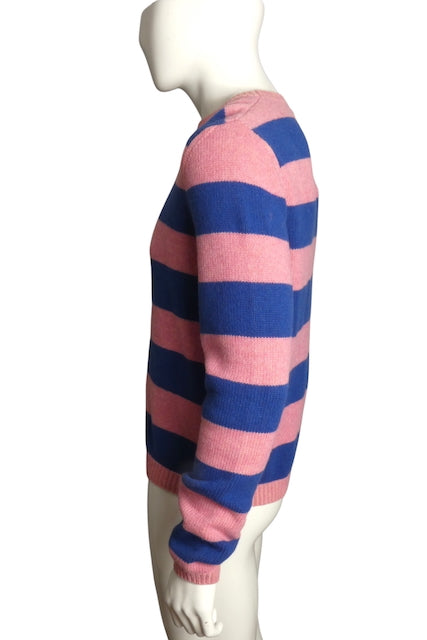 GUCCI- NWT 2023 Stripe Cashmere Blend Sweater, Size XL