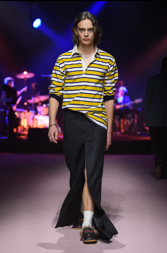 GUCCI- 2023 Stripe Knit Rugby, Multiple Sizes Available