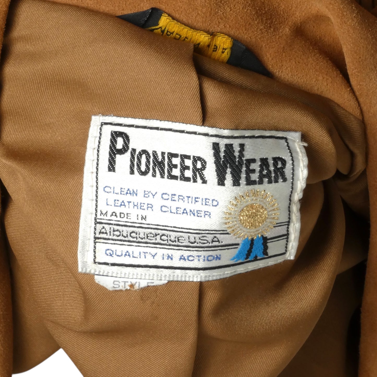 1980s Brown Suede Fringe Jacket, Size XL
