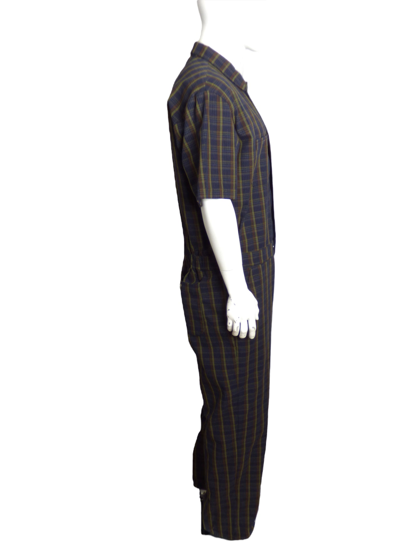 SUPREME- 2023 Plaid Coveralls, Size Medium