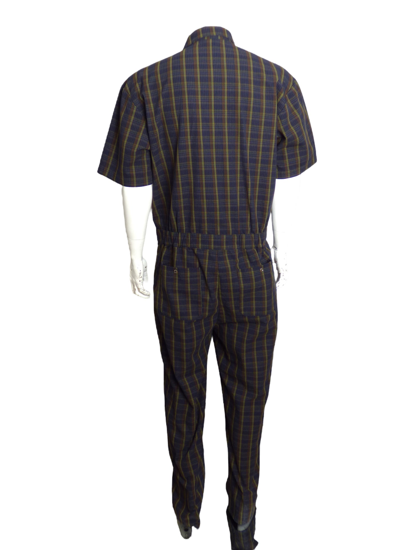 SUPREME- 2023 Plaid Coveralls, Size Medium