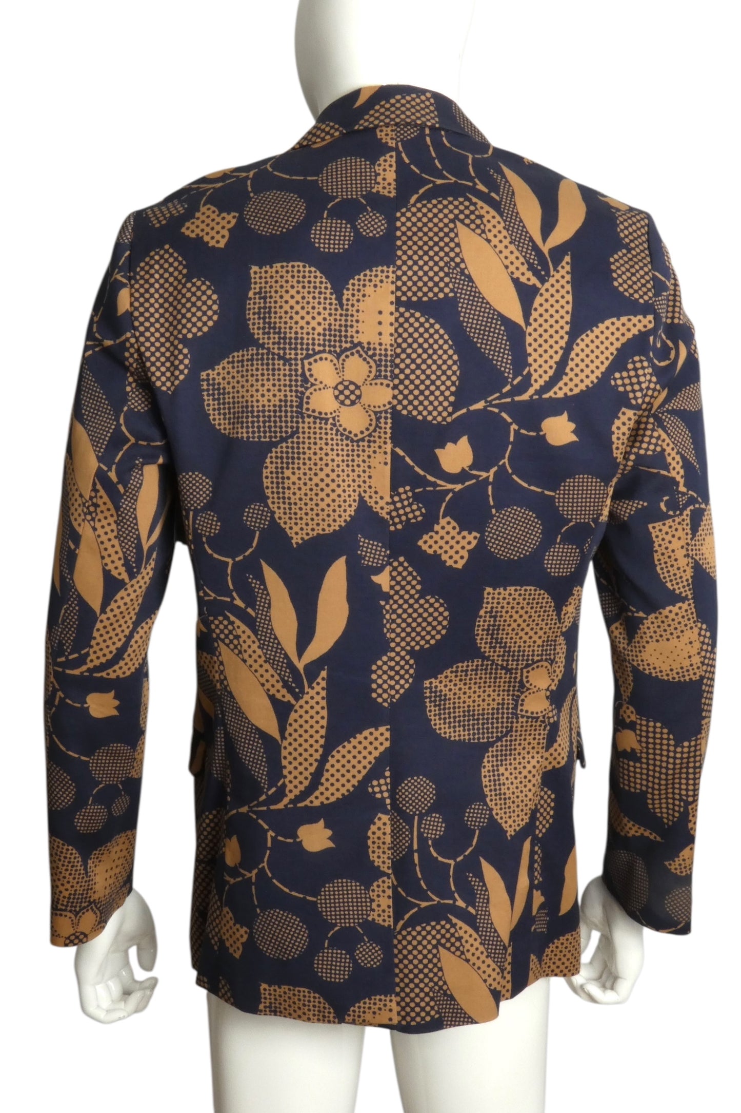 MR TURK- Flower Print Cotton Blazer, Size XL