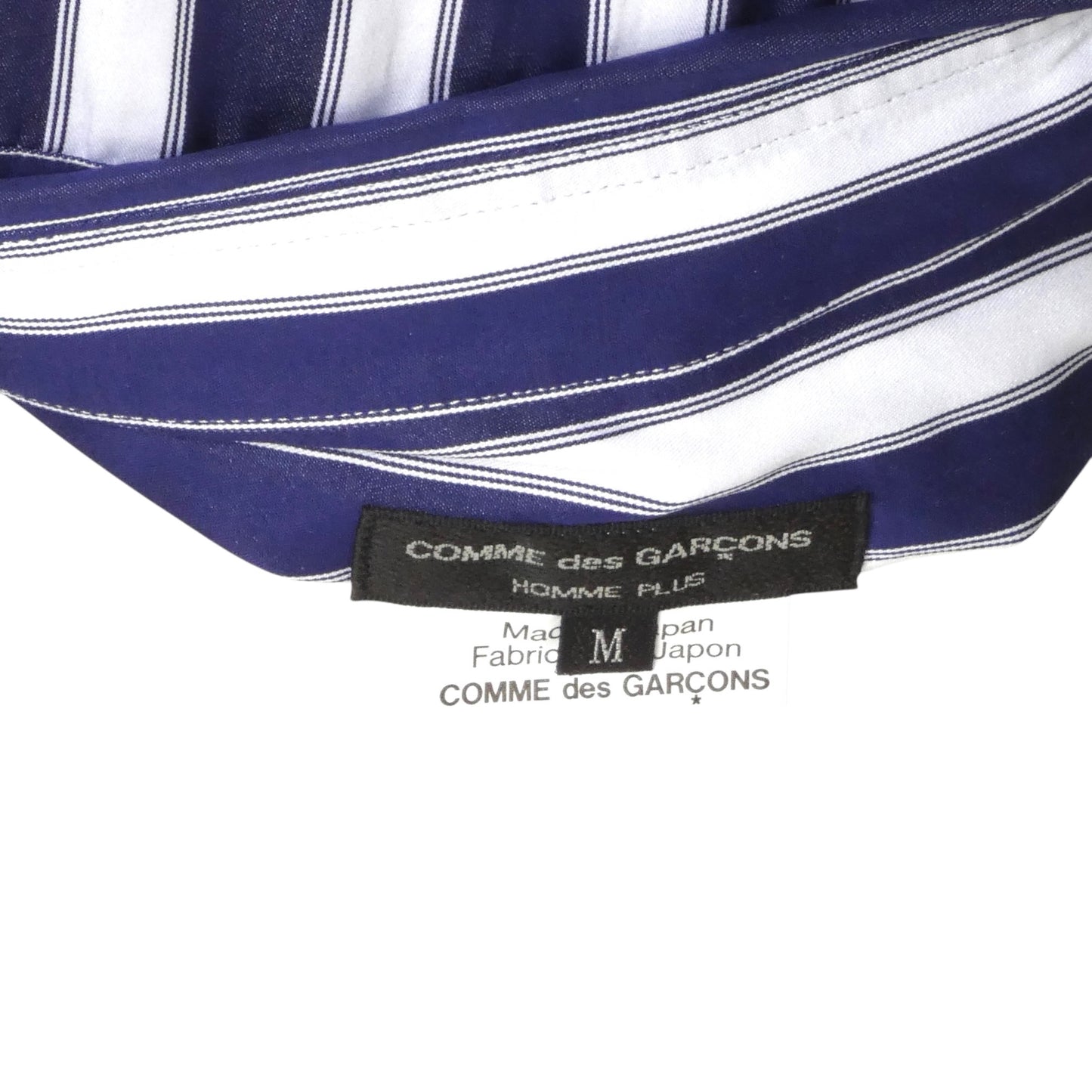 COMME DES GARCONS- 2020 Fabric Block L/S Shirt, Size Medium