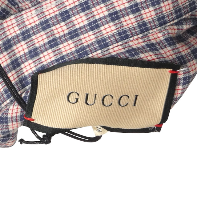 GUCCI- NWT 2020 Mon Petit Chou Plaid Shirt, Size XS