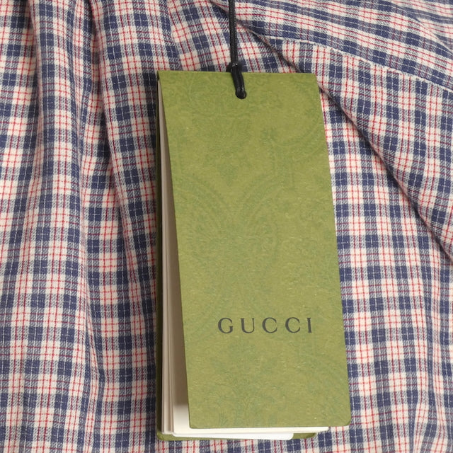 GUCCI- NWT 2020 Mon Petit Chou Plaid Shirt, Size XS