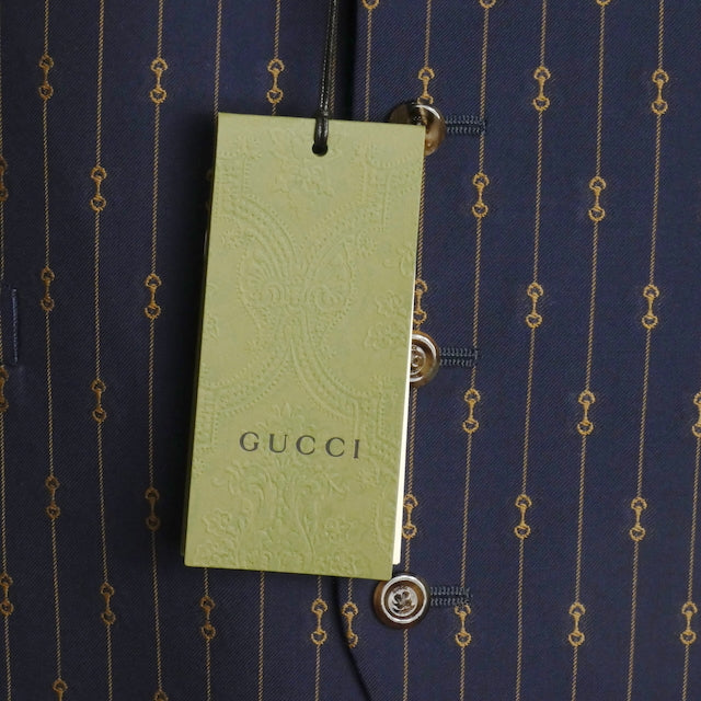GUCCI- NWT 2023 Printed Wool Waistcoat, Size 2XL