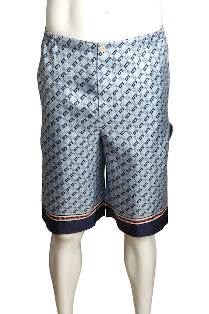 GUCCI- NWT 2022 Printed Silk Shorts, Multiple Sizes Available
