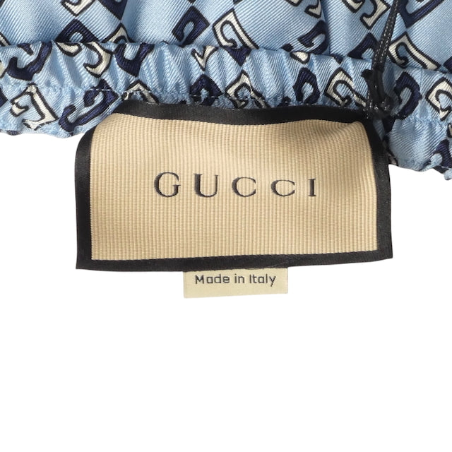 GUCCI- NWT 2022 Printed Silk Shorts, Multiple Sizes Available