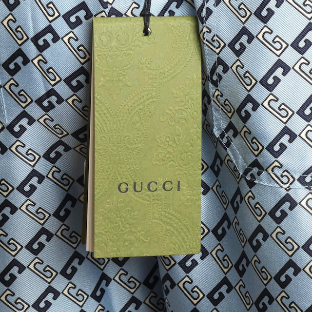 GUCCI- NWT 2022 Printed Silk Shorts, Multiple Sizes Available