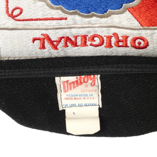 1960s Black Wool Knit PABST Jacket, Size Small