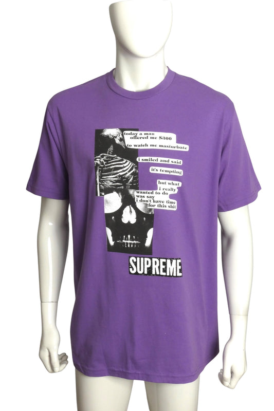 SUPREME- NWT 2025 Weirdo Dave Anatomy Skeleton T-Shirt, Size Large