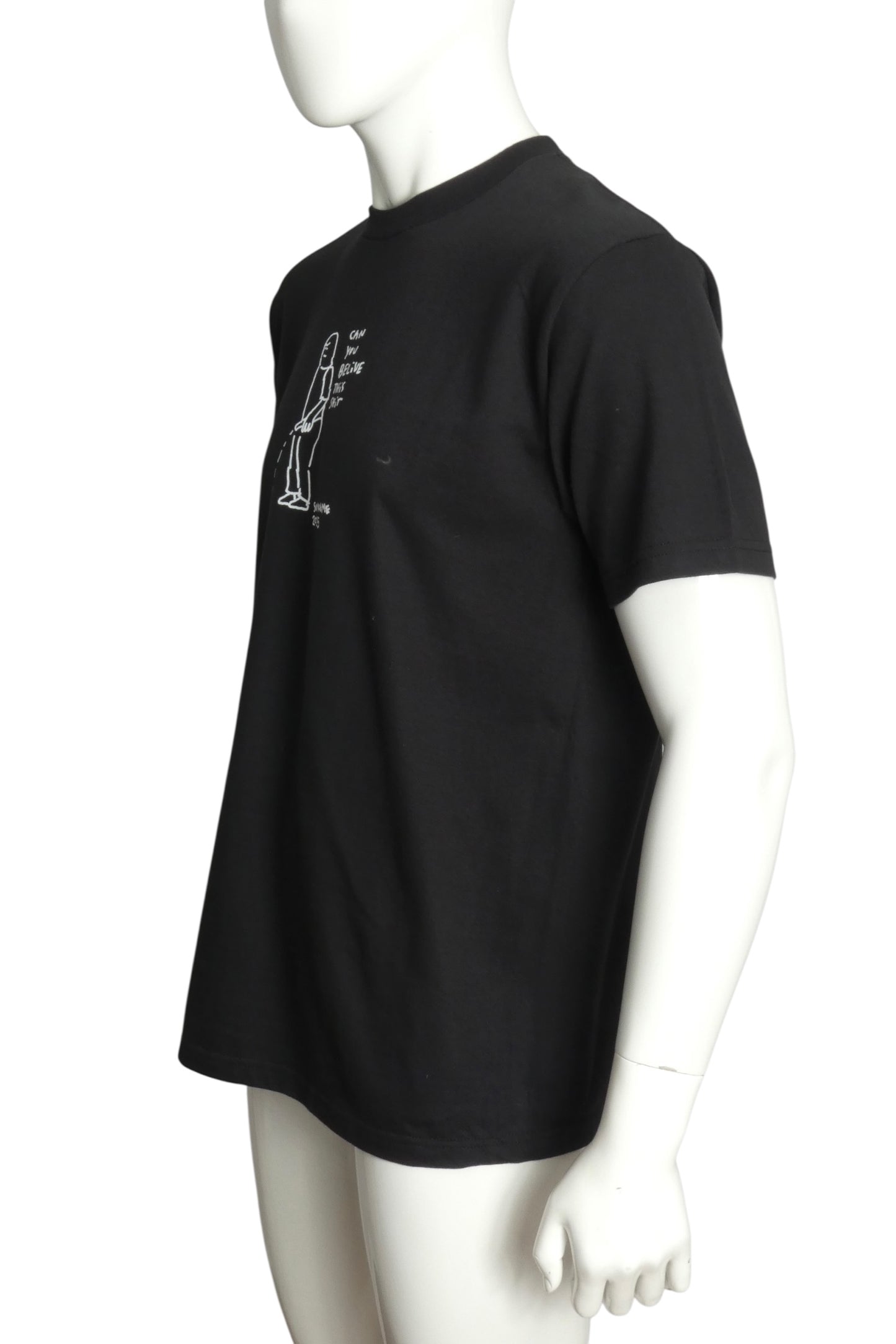 SUPREME- NWT 2025 Black Graphic Print T-Shirt, Size Medium