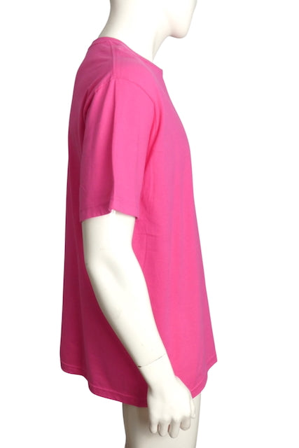 SUPREME- NWT 2025 Pink Graphic Print T-Shirt, Size Large