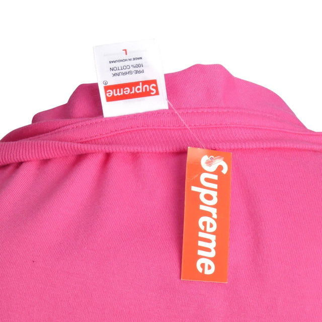 SUPREME- NWT 2025 Pink Graphic Print T-Shirt, Size Large