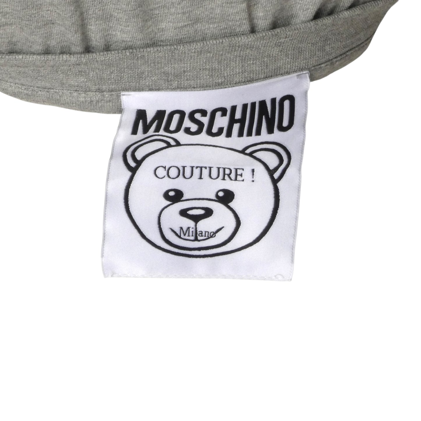 MOSCHINO COUTURE- NWT Grey Teddy Bear T-Shirt, Size Large
