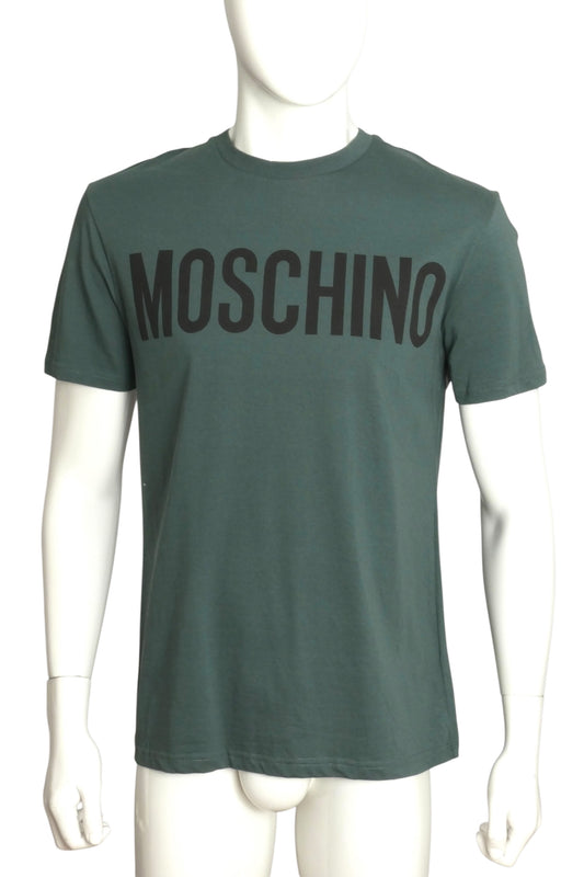 MOSCHINO COUTURE- NWT Green Logo T-Shirt, Size Medium