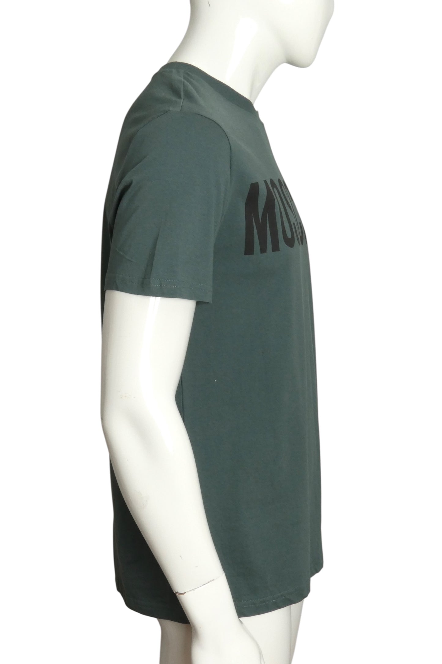 MOSCHINO COUTURE- NWT Green Logo T-Shirt, Size Medium