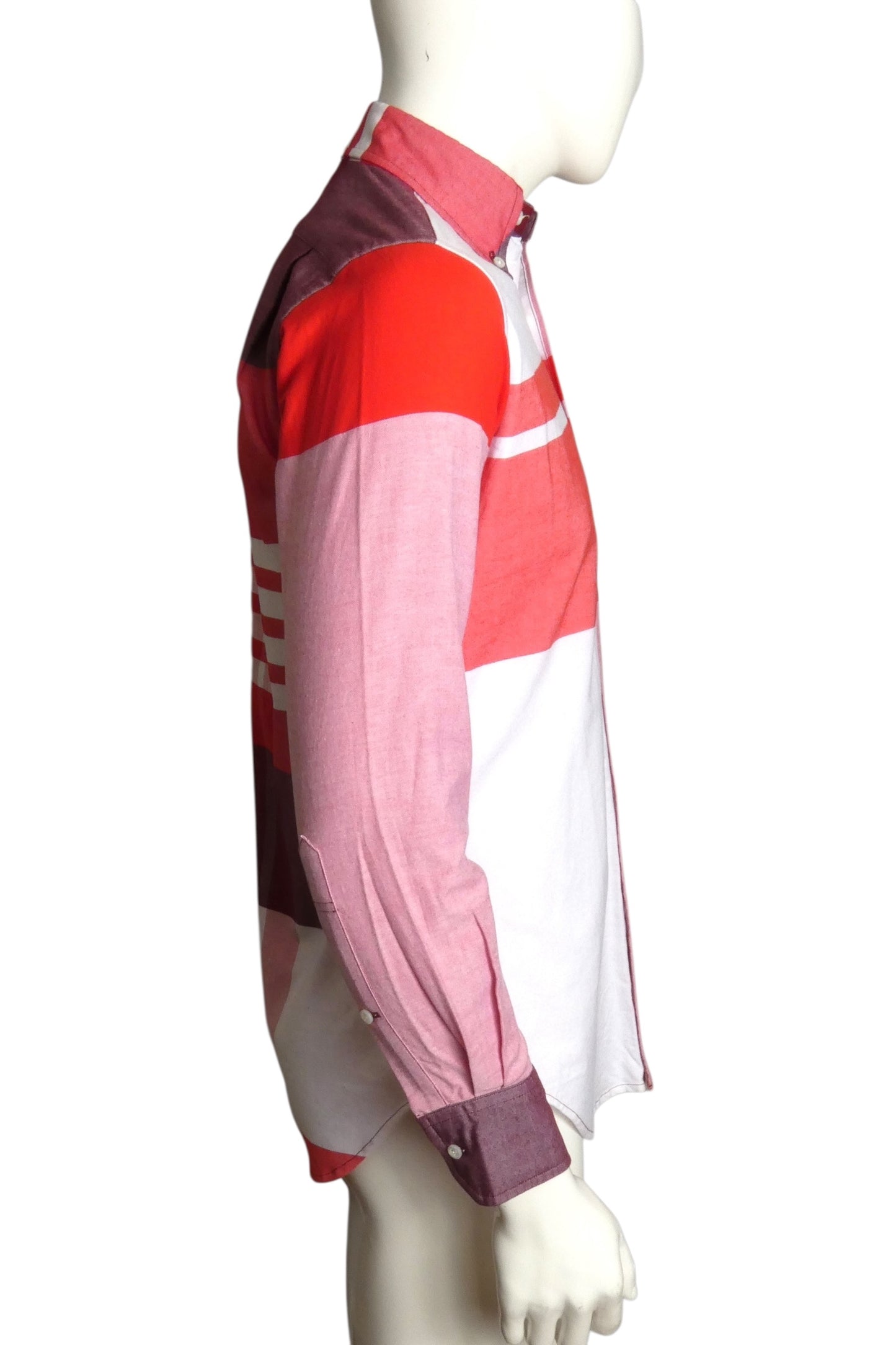 THOM BROWNE- Plaid Cotton L/S Shirt, Size Small