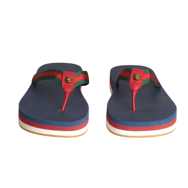 GUCCI- Tiger Head Sandals, Size 12