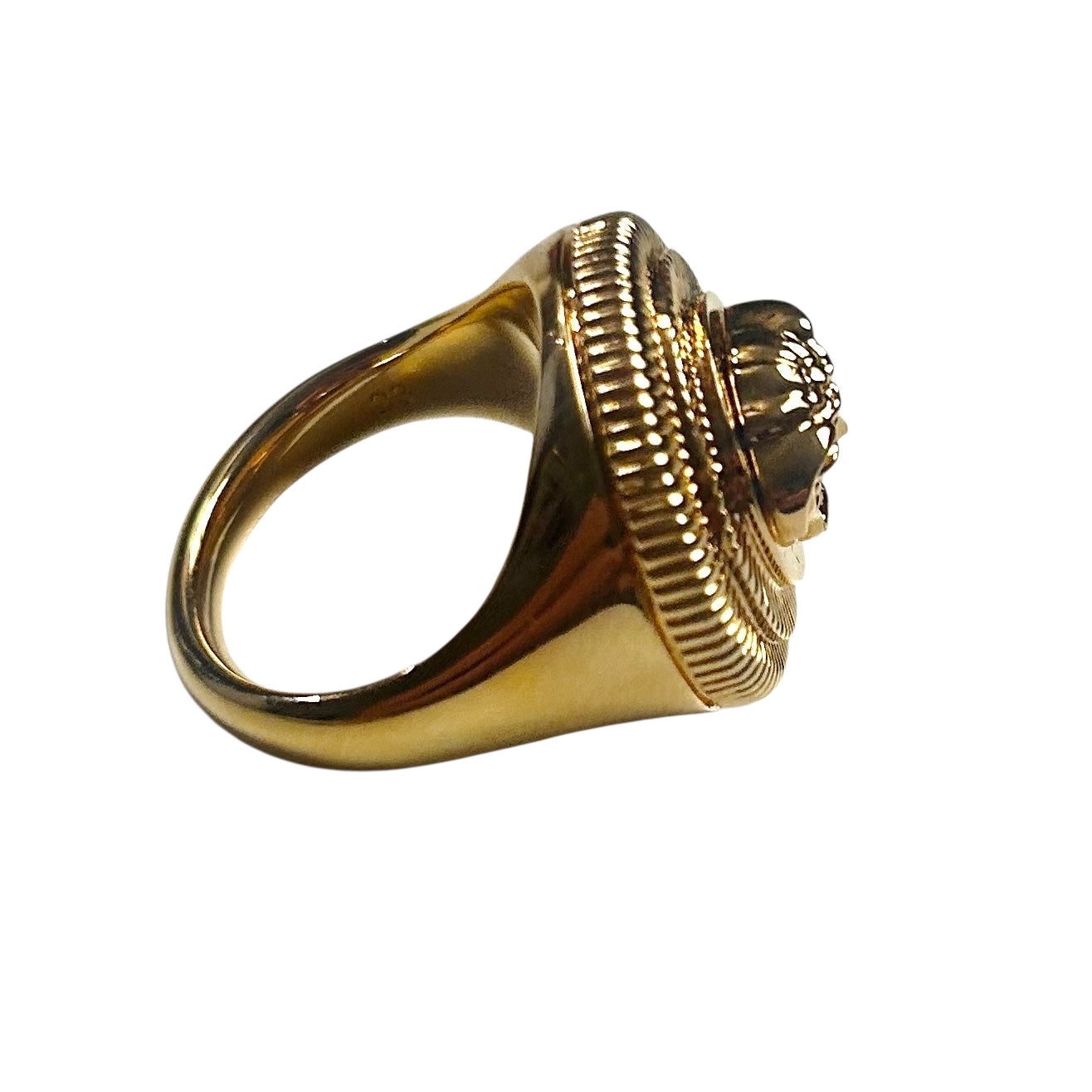 VERSACE- NIB Gold Medusa Biggie Ring,Multiple Sizes Available