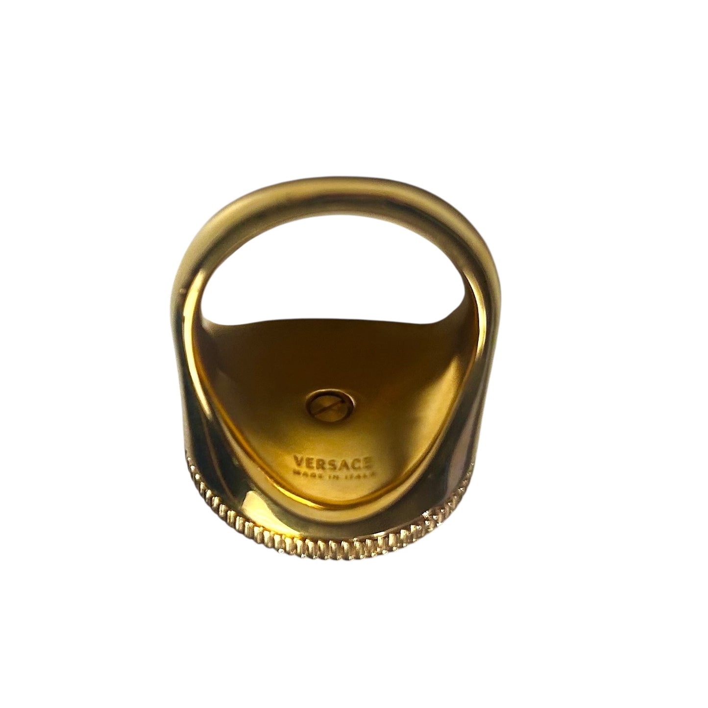 VERSACE- NIB Gold Medusa Biggie Ring,Multiple Sizes Available