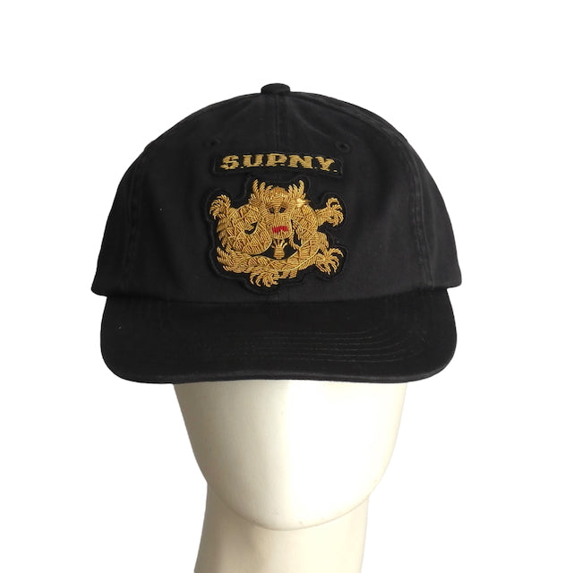 SUPREME- 2025 Black Bullion Dragon Cap, One Size