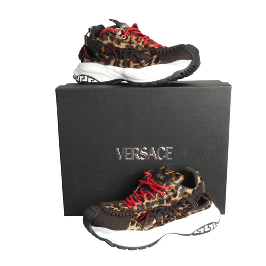 VERSACE-NIB Animal Print Mercury Sneakers, Multiple Sizes Available