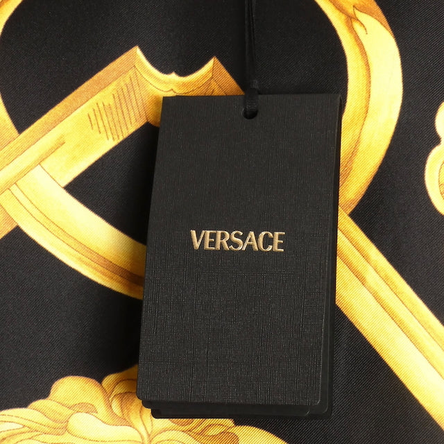 VERSACE- NWT Heritage Print Silk S/S Shirt, Size Large