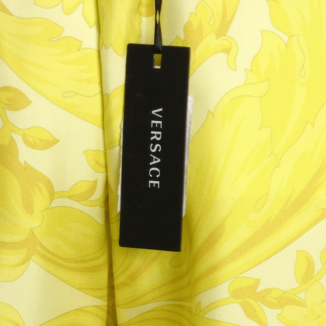 VERSACE- NWT Yellow Barocco Print Shorts, Size Medium