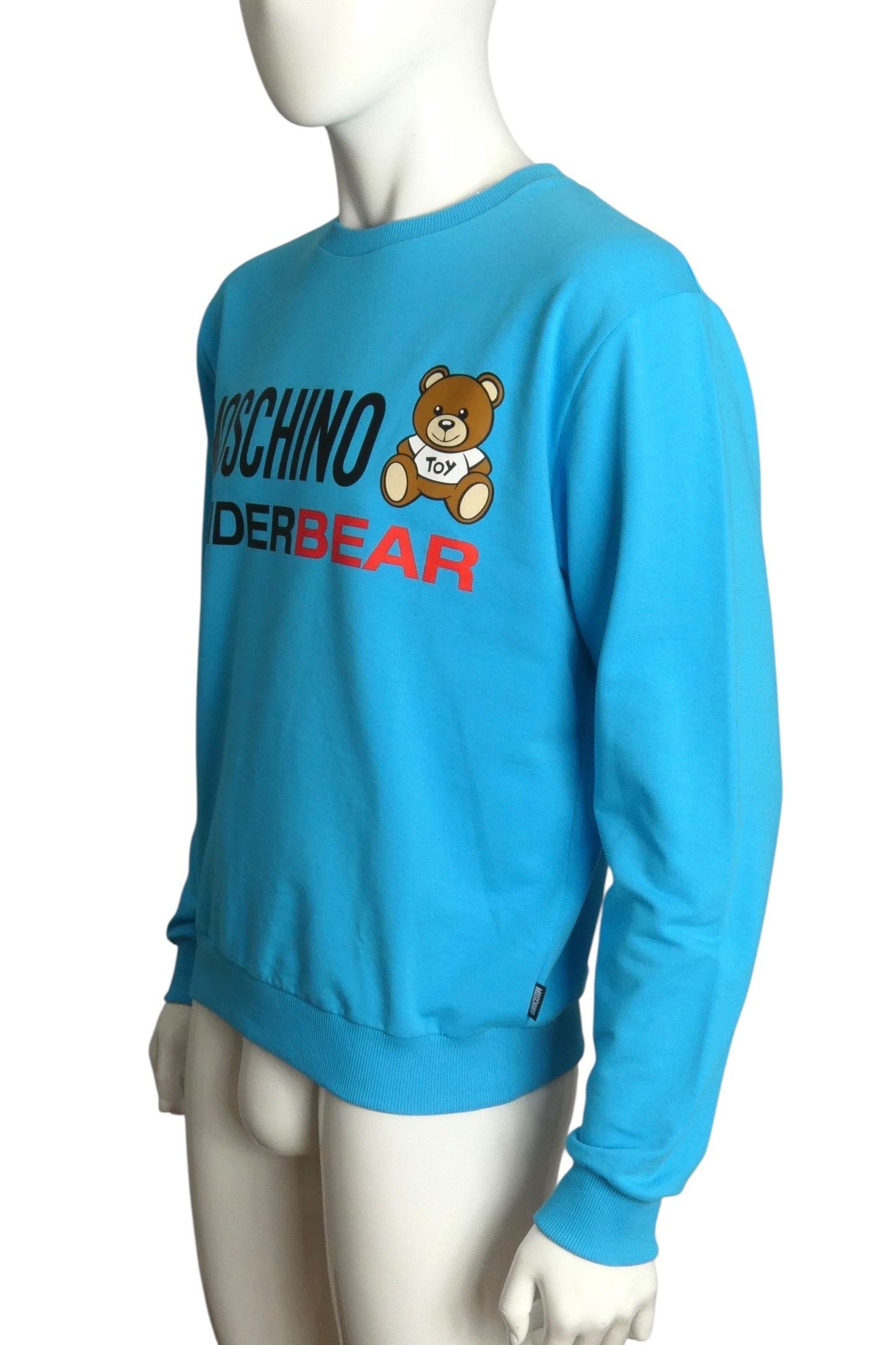 MOSCHINO UNDERWEAR- NWT Blue UNDERBEAR Sweatshirt, Size Small