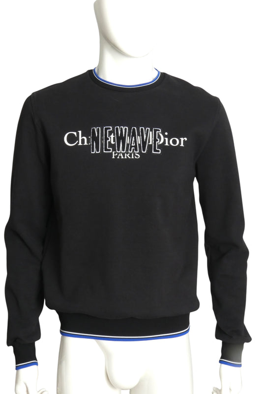 DIOR- 2017 New Wave Patch Sweatshirt, Size Large