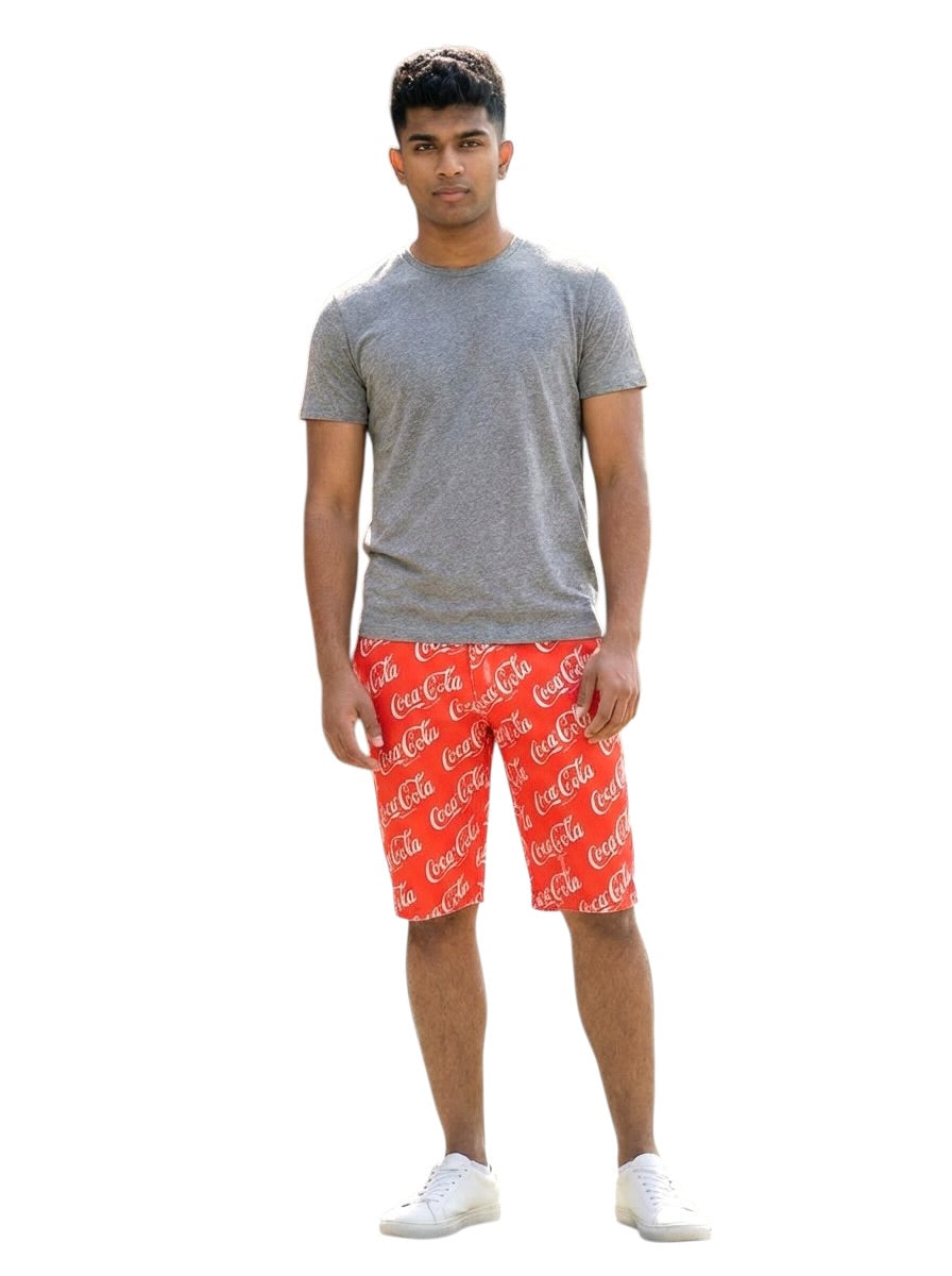 ERL x Coca Cola- NWT 2024 Distressed Coke Shorts, Waist 34