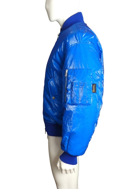 GUCCI- NWT 2024 Blue Rip Stop Bomber Jacket, Multiple Sizes Available