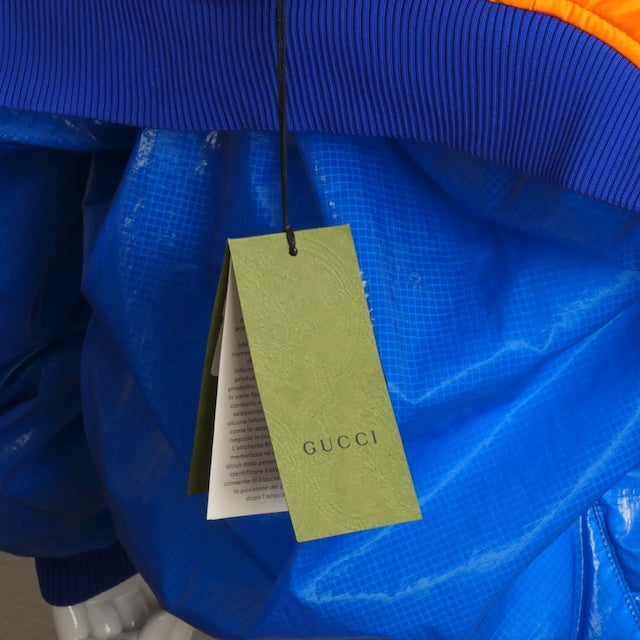 GUCCI- NWT 2024 Blue Rip Stop Bomber Jacket, Multiple Sizes Available