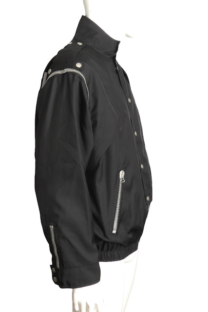 GUCCI- NWT 2024 Metamorfosi Black Nylon Zipper Coat, Multiple Sizes Available