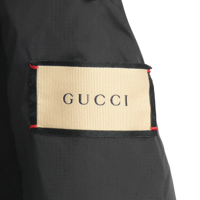 GUCCI- NWT 2024 Metamorfosi Black Nylon Zipper Coat, Multiple Sizes Available