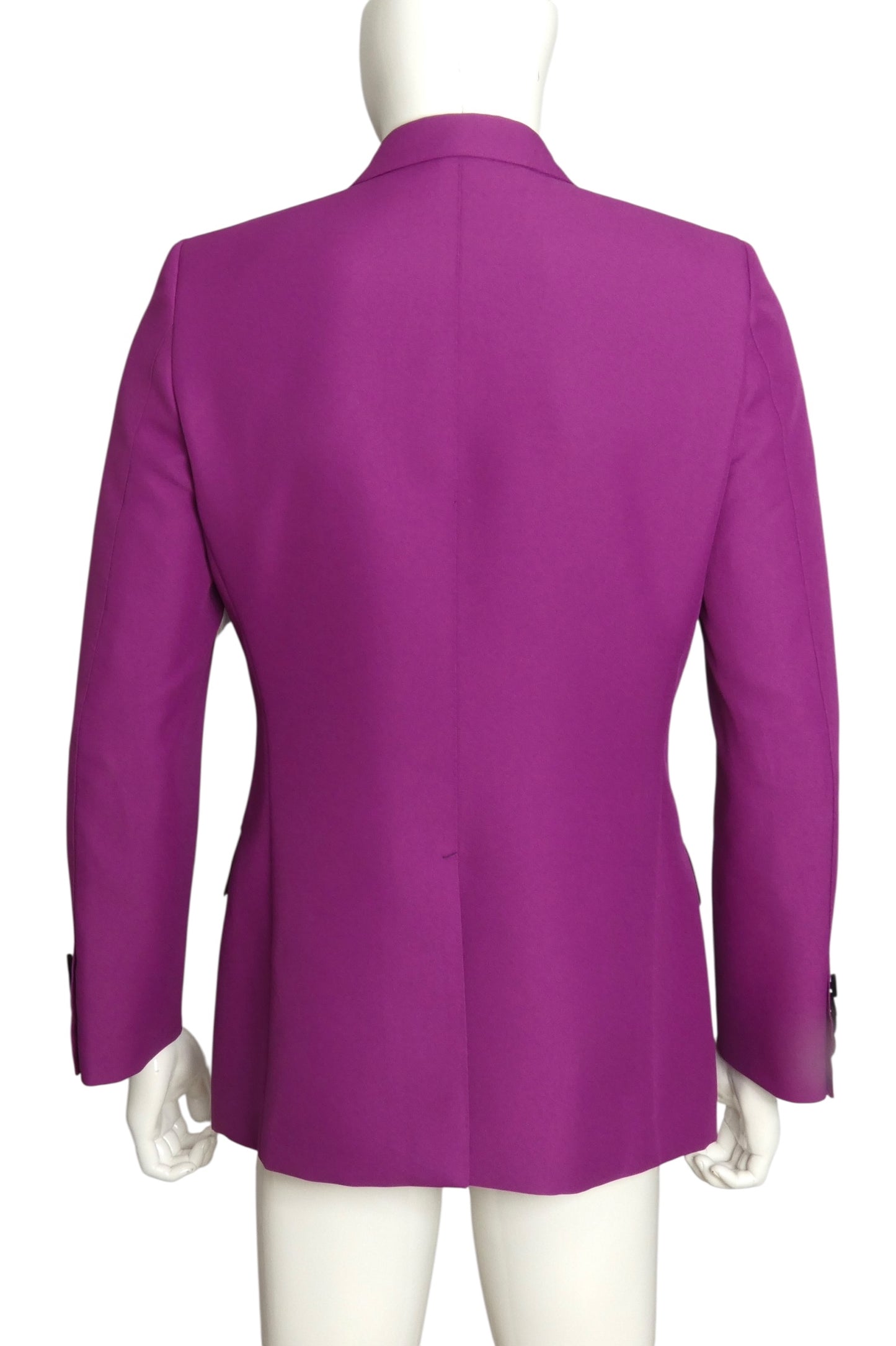 GUCCI- 2022 Purple & Black Tuxedo Jacket, Size Large