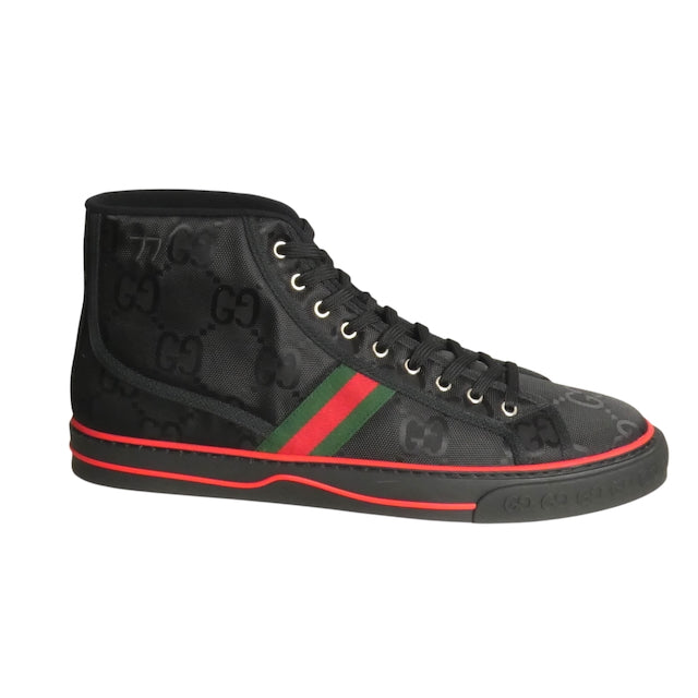 GUCCI- Black Off The Grid High Top Sneakers, Size 13