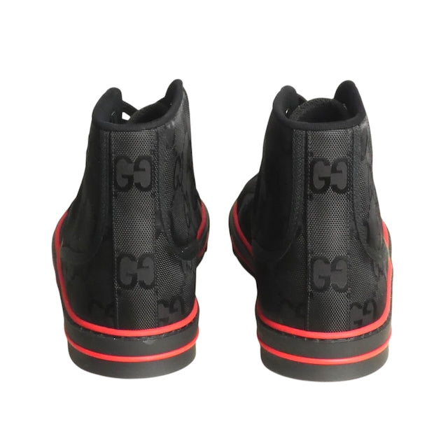 GUCCI- Black Off The Grid High Top Sneakers, Size 13