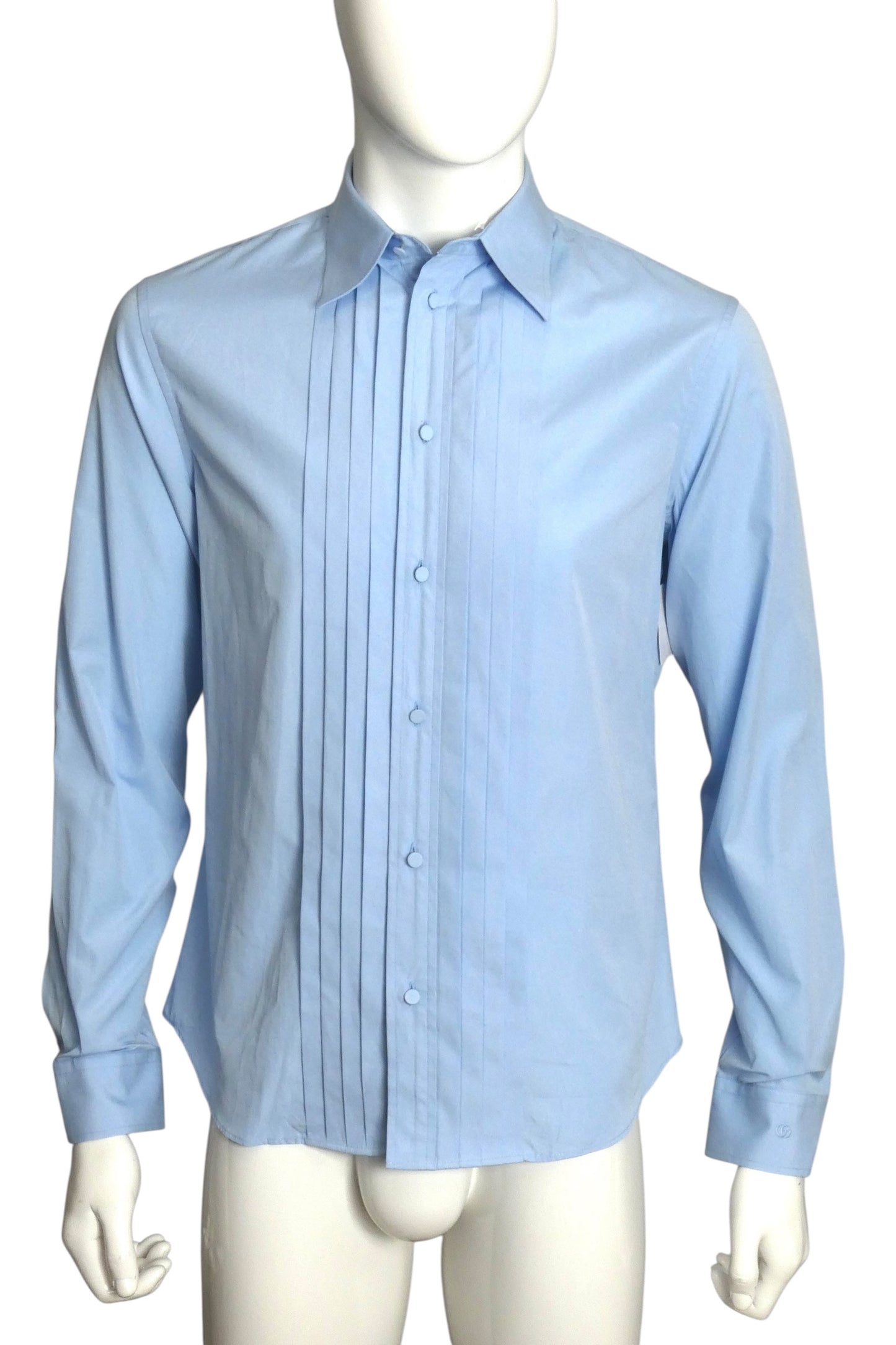 GUCCI- NWT 2023 Blue Gainsburg L/S Shirt, Multiple Sizes Available