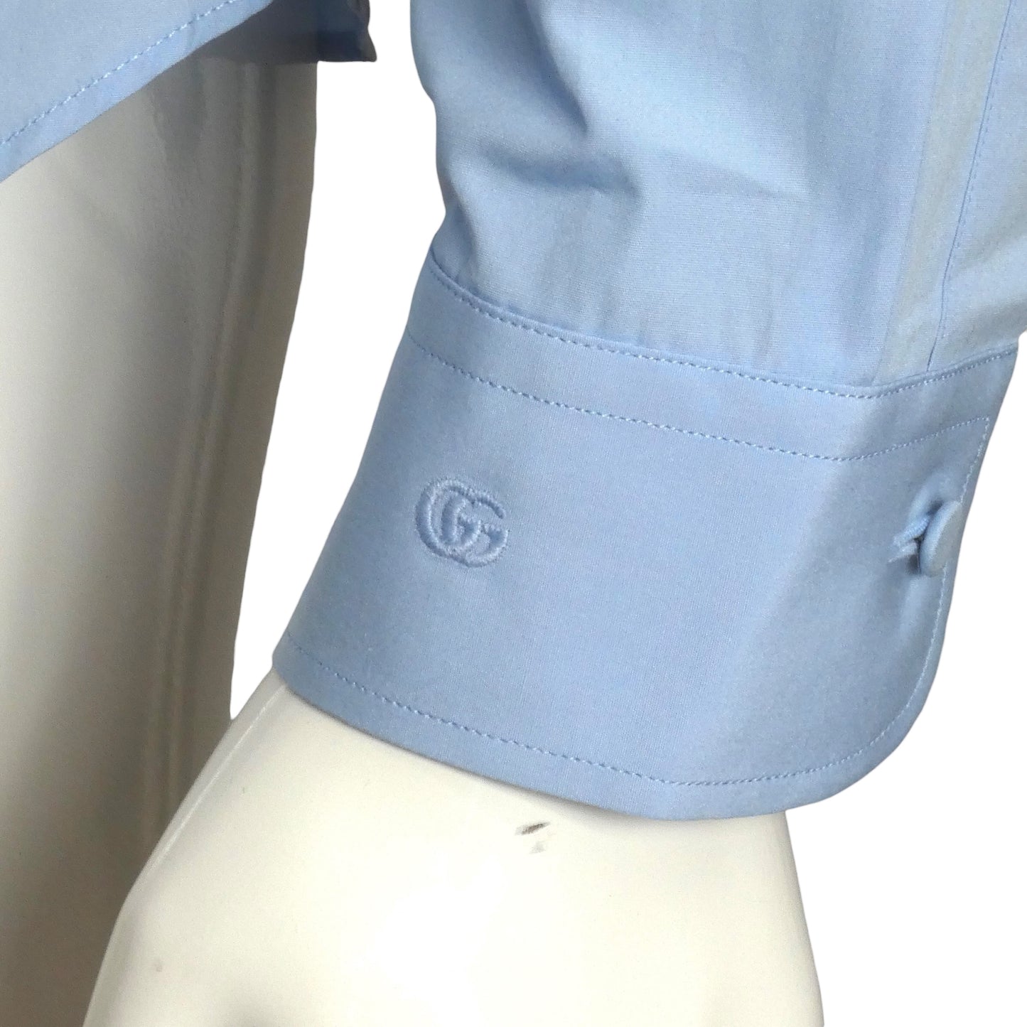 GUCCI- NWT 2023 Blue Gainsburg L/S Shirt, Multiple Sizes Available