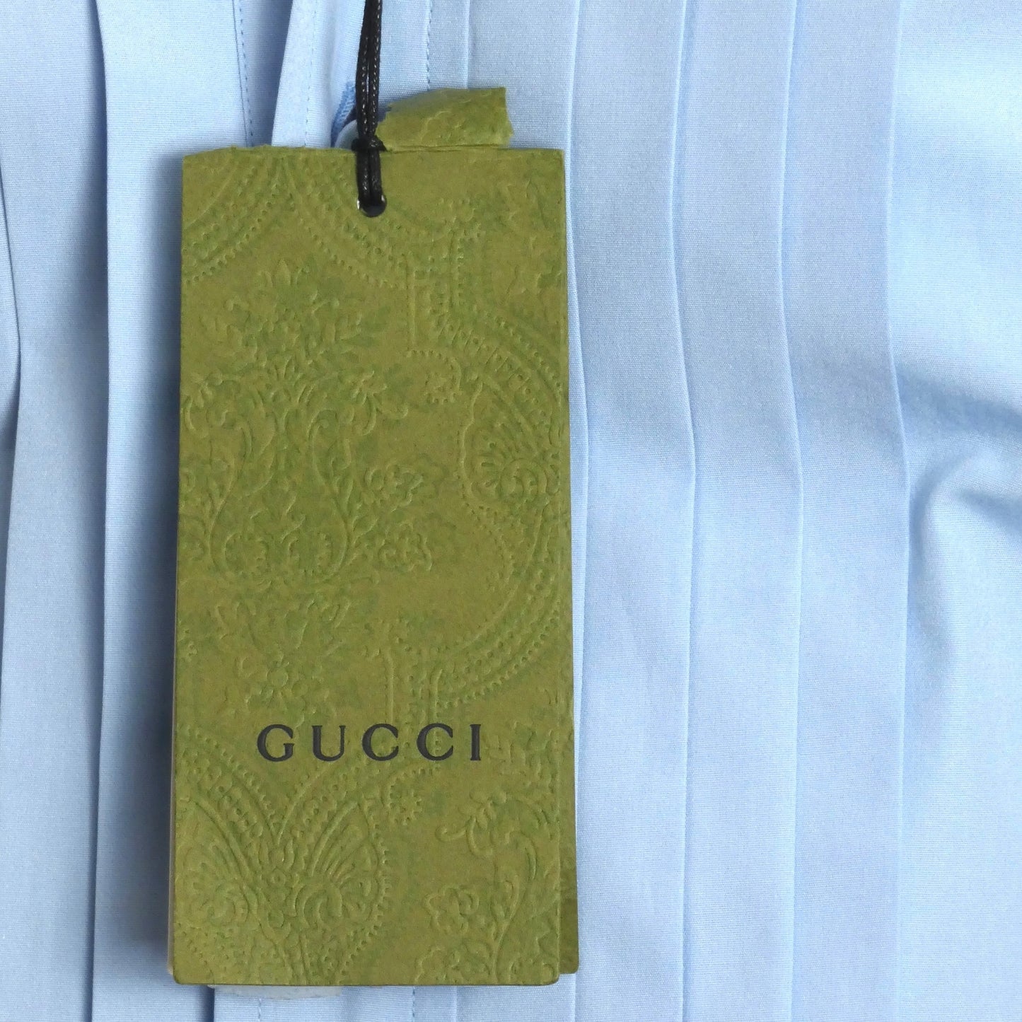 GUCCI- NWT 2023 Blue Gainsburg L/S Shirt, Multiple Sizes Available
