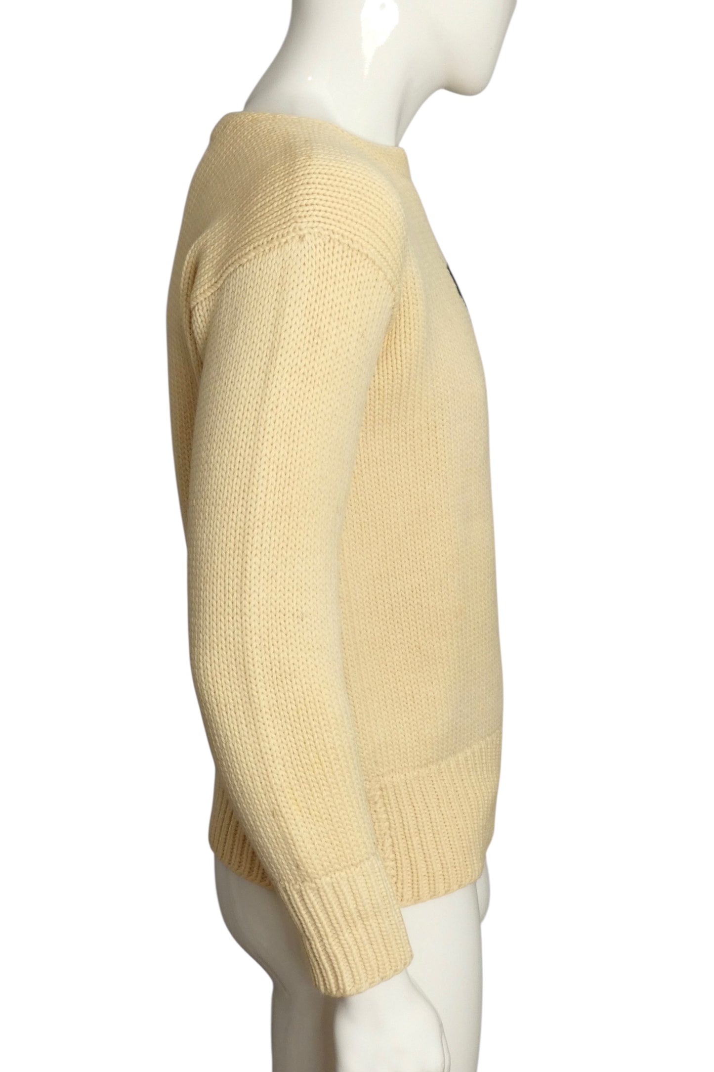 1940s Yale Lettermans Sweater, Size Medium